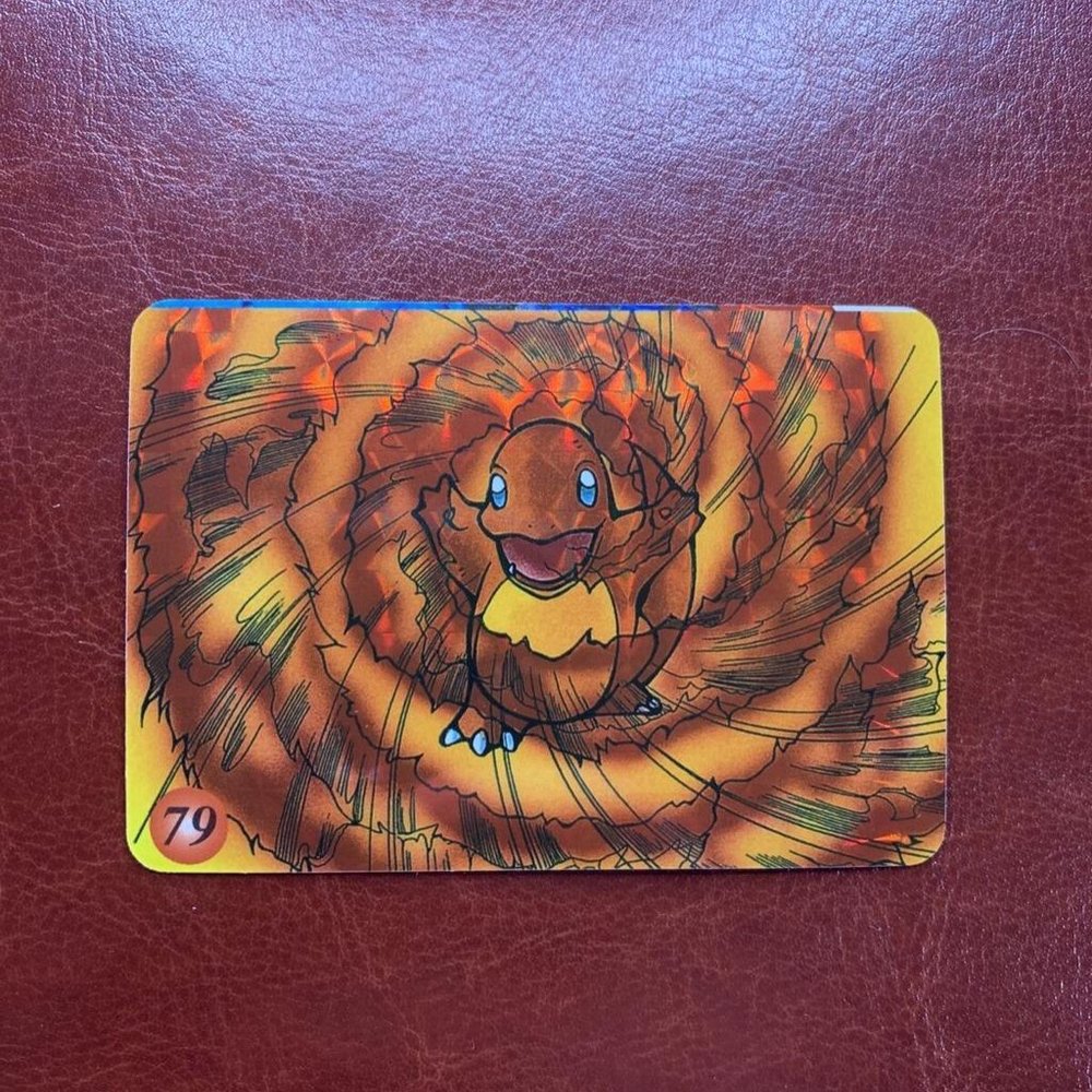 1998 Pokemon Pocket Monsters Bandai Carddass Vending Sticker Charmander RARE!